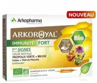 Arkoroyal Immunité Fort Solution Buvable 20 Ampoules/10ml à Saint-Etienne