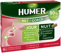Humer Nez/gorge Jour&nuit 15 Comprimés à Saint-Etienne